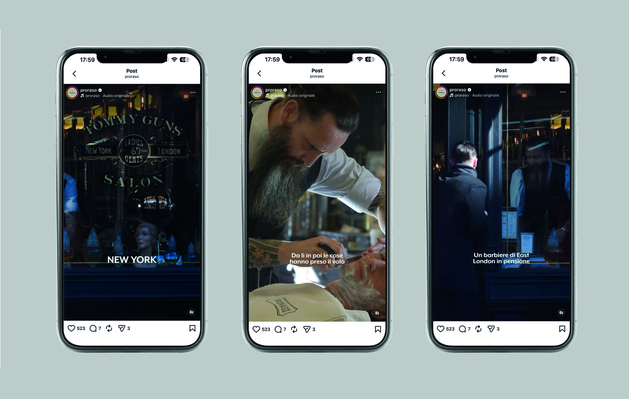 スマートフォンのモックアップ（透過画面／透